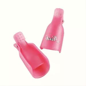 네일리무버 젤네일제거 쏙오프클립 젤오프캡 10P 핑크 플라스틱 손톱 집게