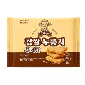 와구마구 명가 찹쌀누룽지칩 무가당 288g 4개