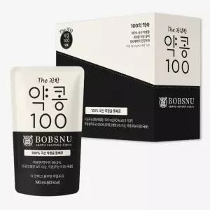 서울대 밥스누 더진한 약콩을통째로 약콩100 두유 190ml 10팩