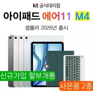 iPad Air 11 M4 256GB 블루 Wi-Fi + Cellular kt 기기변경 분할 결제 개통