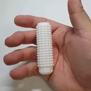 발마사지 지압기 한손 손 지압봉 자극 휴대용 화이트