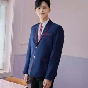 교복몰 네이비 레드라인 남자 자켓 교복 학생복