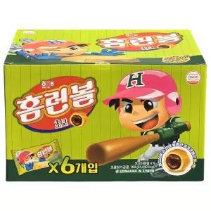 해태제과 홈런볼 초코 128g 6개
