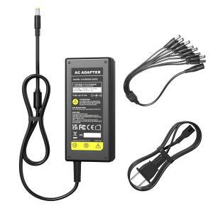 카메라용 8개의 스플리터 전원 케이블이 있는 공급 AHD / 변압기 카메라에 LED CCTV DC 적합 감시 DVR 어댑터 시스템 - 12V 아날로그 5A