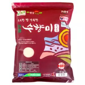 BS 농협 GAP 정품인증 단일품종 수향미 4kg