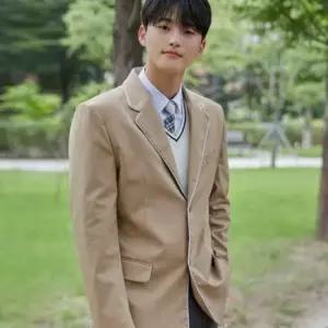 교복몰 베이지 흰줄라인 남자자켓 교복 학생복