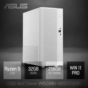 ⓒ ASUS VM501MH-0R52200190 32GB 256GB WIN11 / 업무용 사무용 비즈니스용 인강용 대학생 데스크탑 추천