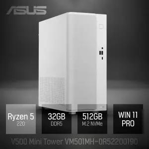 ⓒ ASUS VM501MH-0R52200190 32GB 512GB WIN11 / 업무용 사무용 비즈니스용 인강용 대학생 데스크탑 추천