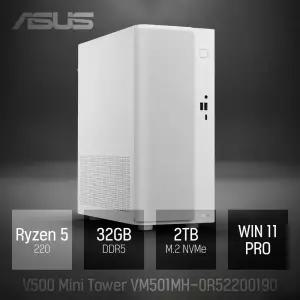 ⓒ ASUS VM501MH-0R52200190 32GB 2TB WIN11 / 업무용 사무용 비즈니스용 인강용 대학생 데스크탑 추천