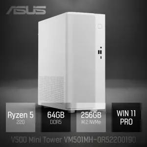 ⓒ ASUS VM501MH-0R52200190 64GB 256GB WIN11 / 업무용 사무용 비즈니스용 인강용 대학생 데스크탑 추천