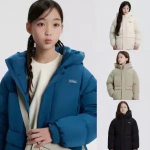 [롯데백화점]내셔널지오그래픽 [최초가239,000]숏패딩 카이만 덕다운 점퍼 K254UDW030