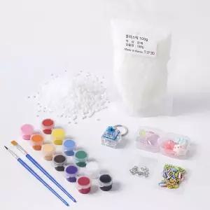 KC인증 물라스틱 만들기 DIY 키트 키링세트 워터클레이 6종 올인원
