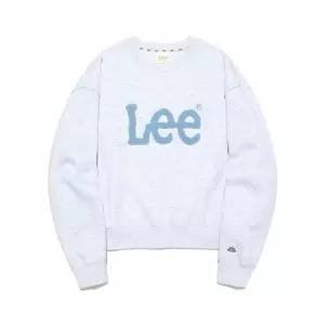[LEE] 우먼 빅 트위치 부클 기모 맨투맨 라이트그레이 LE2504CR60LG 980740