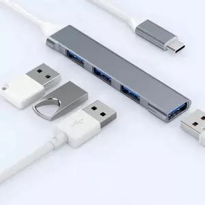 USB 허브 랜선 포트 C타입 타입 멀티 고속 프리야 4포트