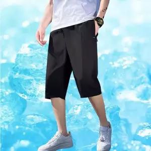 [하프클럽/]여름바지 팬츠 밴딩바지 쿨링팬츠 트레이닝 반바지 남성 작업바