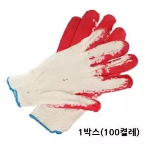 작업용장갑 반코팅 작업장갑 1박스 100켤레 면장갑