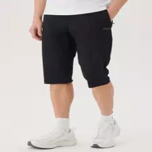 휠라 냉감 스트레치 7부 트레이닝 팬츠 (FS2FPG2204M_BLK)