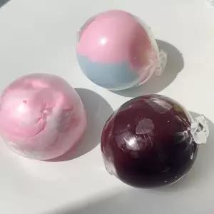 왁뿌볼 왁스볼 말랑이 왁스 뿌시기 로제 스트레스볼 말랑이 스퀴시