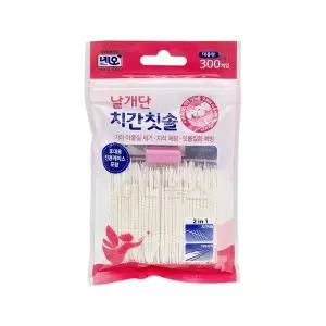 [오너클랜]네오 날개단 치간칫솔 대용량 300개입 휴대용케이스