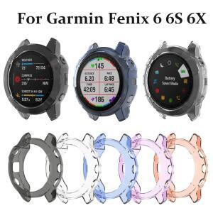 호환용 가민 Garmin Fenix 6 6S 6X 스마트 시계 용 소프트 TPU 보호 케이스 커버 호환용 가민 Garmin Fen
