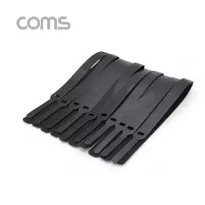 Coms 찍찍이 타이 10pcs (대) Black 315mm (W78387A)