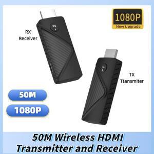 HDMI 무선 송기  키트  지원 50m  스마트 TV 프로젝터 노트북 적합