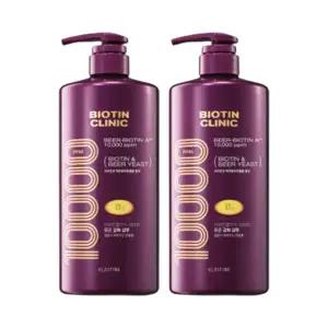 엘라스틴 비오틴클리닉 맥주효모 샴푸 1000ml, 2개