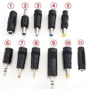 DC 전원 어댑터 커넥터 PC 암-수 태블릿 충전기 잭 플러그 6.5mm 5.5X 2.1mm 1.35mm