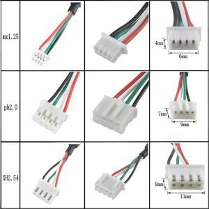 USB - 4P xh2.54 케이블 MX1.25 PH2.0 USB2.0 암/수  4핀 데이터 30cm