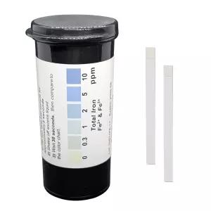 물 측정을 위한 총 용존 철 시험 스트립 0-10ppm 25개 바이알