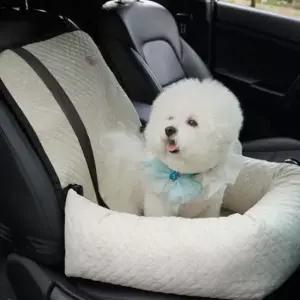 프리미엄 강아지 애완견 소형견 소파형 카시트 베이지