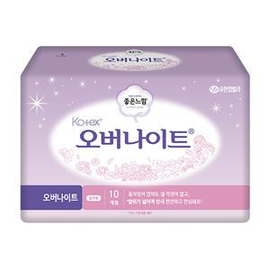 좋은느낌 코텍스 오버나이트 10매 1팩/생리대