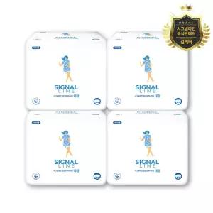 [시그널라인] 입는 오버나이트 팬티형 생리대 대형 4팩(32P)