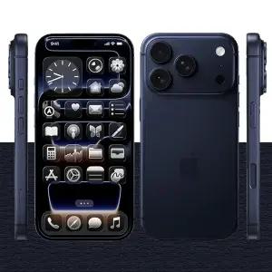 iPhone 17 Pro Max 1TB 딥 블루 단조 알루미늄 자급제 언락폰 (애플코리아 정품) - MFYX4KH/A