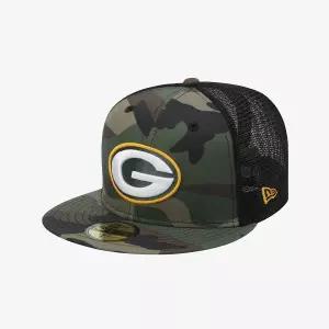 [뉴에라](타임스퀘어점패션관)NFL 그린베이 패커스 베이직 메쉬 피티드캡 우드랜드 카모/블랙 15131685