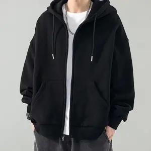 남성 기본 후드 루즈핏 집업 아우터 남성 데일리 후드 간절기 점퍼