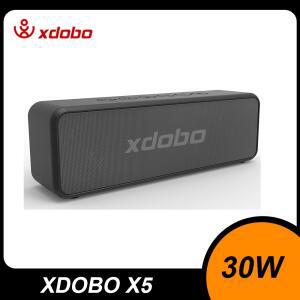 XDOBO 휴대용 야외 블루투스 스피커, X5 30W, BT5.0, TWS 라우드 스테레오, 슈퍼 베이스, 방수 무선 서브우