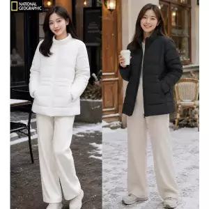 [내셔널지오그래픽](강남점) [역시즌특가] N254WDW022 여성 헤론 스탠드넥 경량 구스다운 점퍼