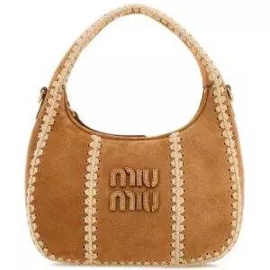 미우미우 MUST IT_MIU 스웨이드 크로셰 완더 백 5BC125 2IBG F0401)