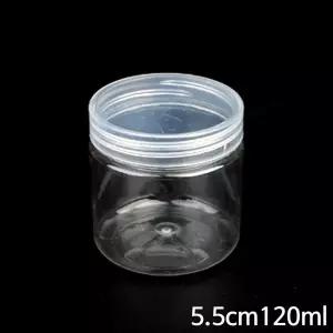 원형 플라스틱 보관 용기 5.5cm 120ml X20개 공병 소분용기 화장품소분
