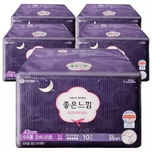 좋은느낌 오리지널 수퍼롱 오버나이트 10매입 x5개 맥시슬림