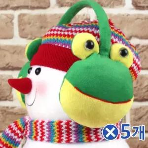 TBZ 캐릭터 왕눈 개구리 귀마개x5개 겨울귀마개 귀덮개
