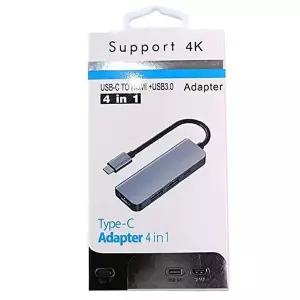 4in1 USB 허브(C타입)-WD6A33F
