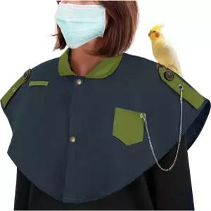 라라 펫 앵무새 긁힘 방지 어깨 보호견 반려동물 새 훈련 케이프 똥 숄 기저귀 비행복 및 Macaws 코카투스