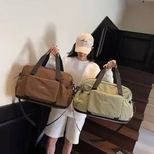 여행용 폴딩 보조가방 캐리어결합 트래블백 보스턴백