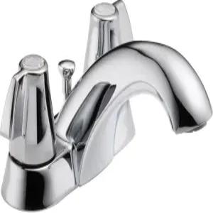 DELTA 수도꼭지 2520LFMPU 3.25 x 7.00 5.25 인치 크롬