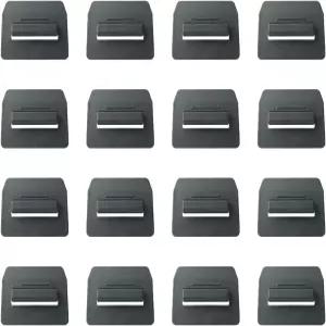 16 PCS 선쉐이드 클립 Tesla Model 3 Y 루프 열 차폐 설치 액세서리(블랙 3)와 호환되는 선루프용 16개