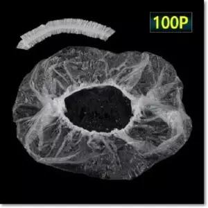 100P일회용비닐헤어캡 비닐 일회용 헤어캡 100P