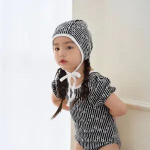 여아 꽃봉 수영복 수영모 SET)