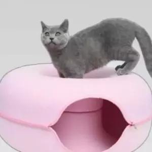 고양이 도넛 터널 숨숨집(60cm) 동굴 고양이하우스